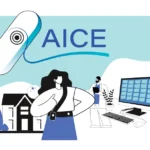 Graphic with the AICE Project logo