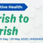 Official banner of World Digestive Health Day 2025 - Nourish to Flourish - 29th May 2025